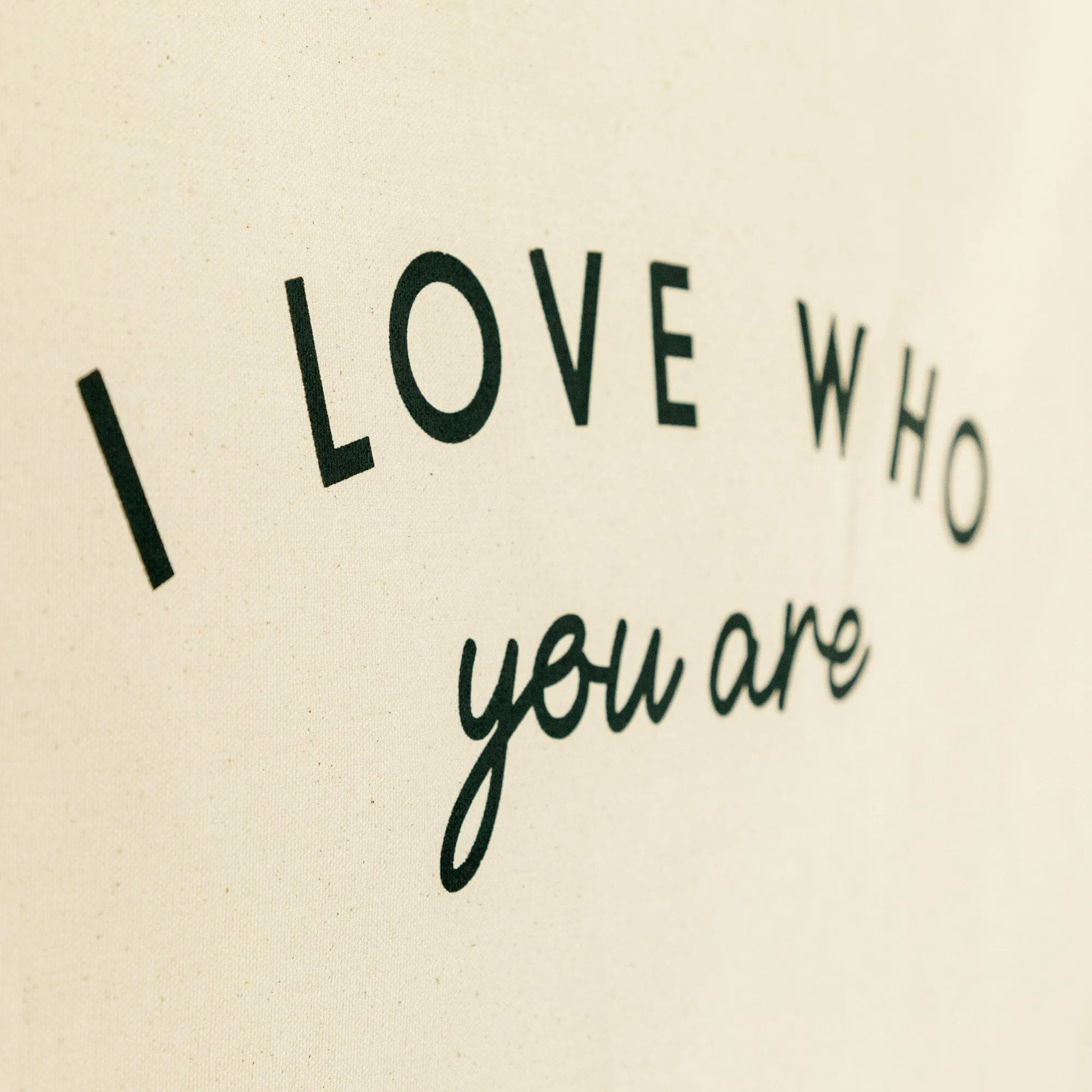 I Love Who You Are Wall Hanging