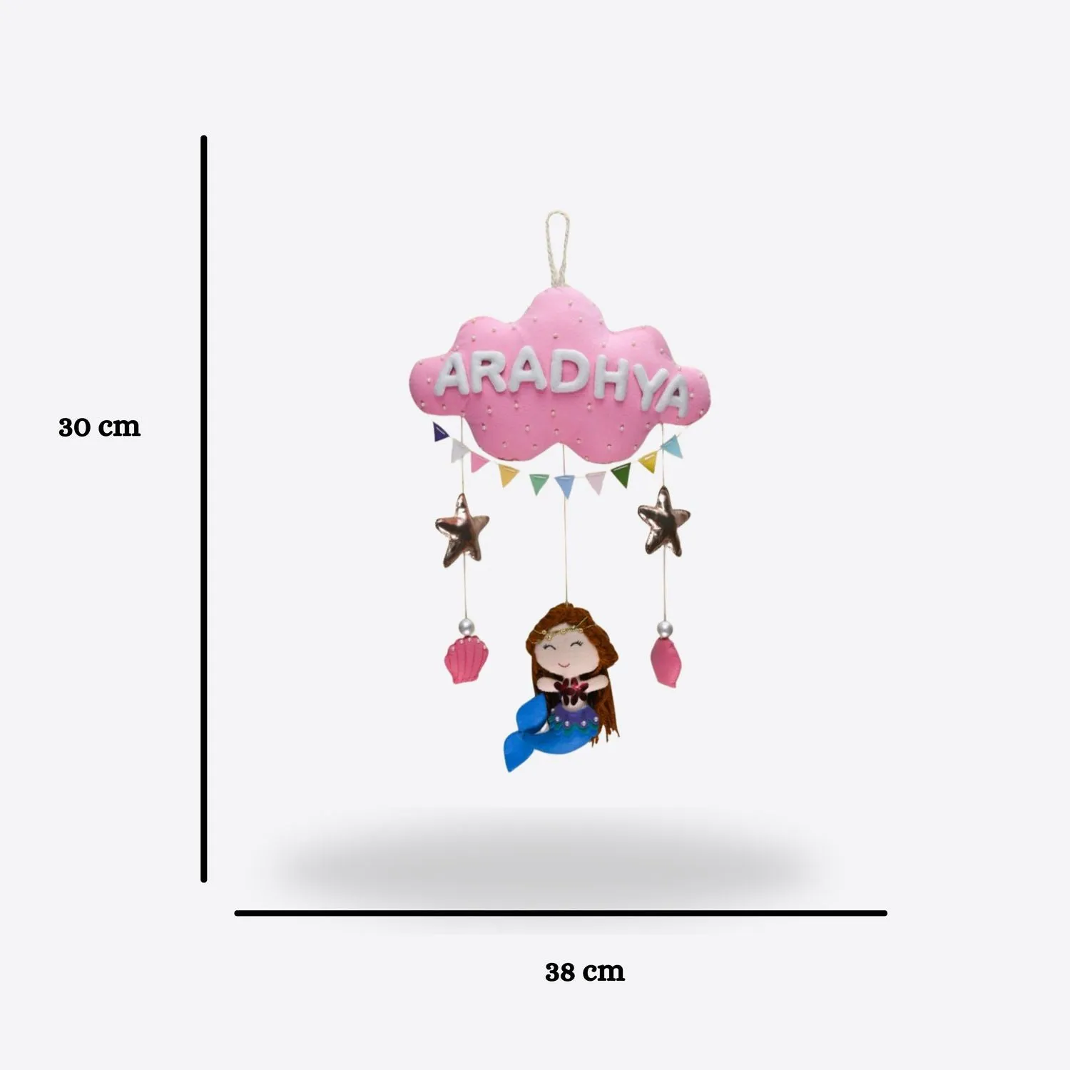 Junior Mystique Mermaid Magic Personalised Cloud Hanging