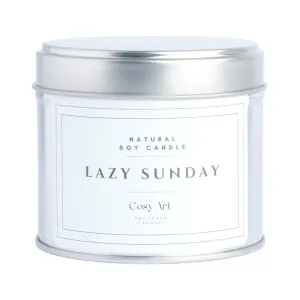 Lazy Sunday Coffee & Vanilla Candle in Tin 250ml