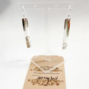 Long Rectangle Earrings by L Carr