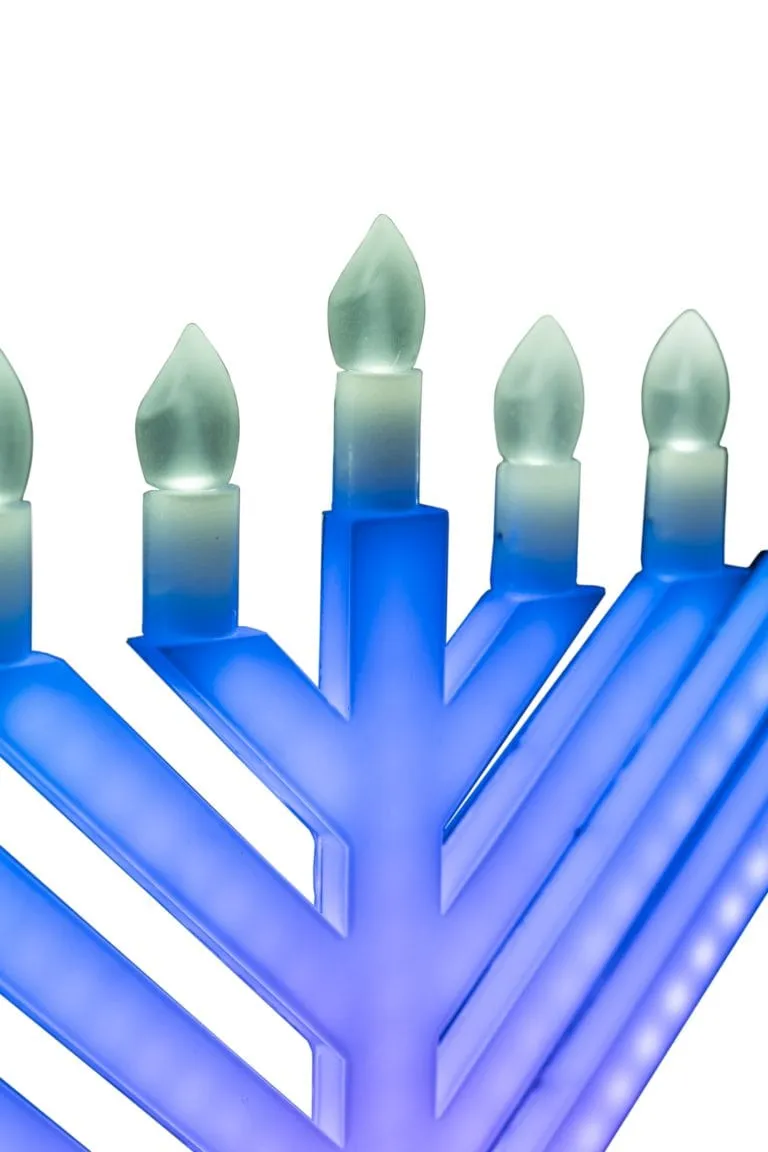 LUX Indoor Display LED Menorah 12″