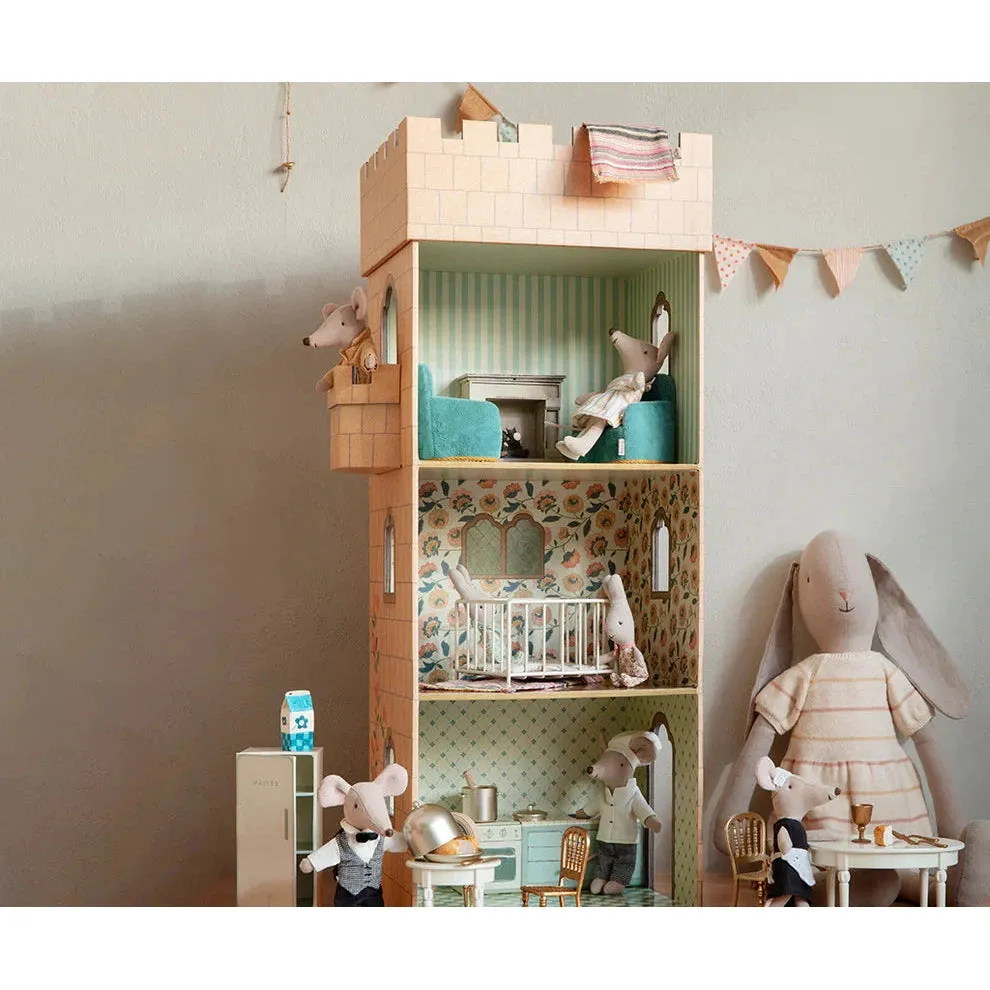 Maileg two chairs for mice - green