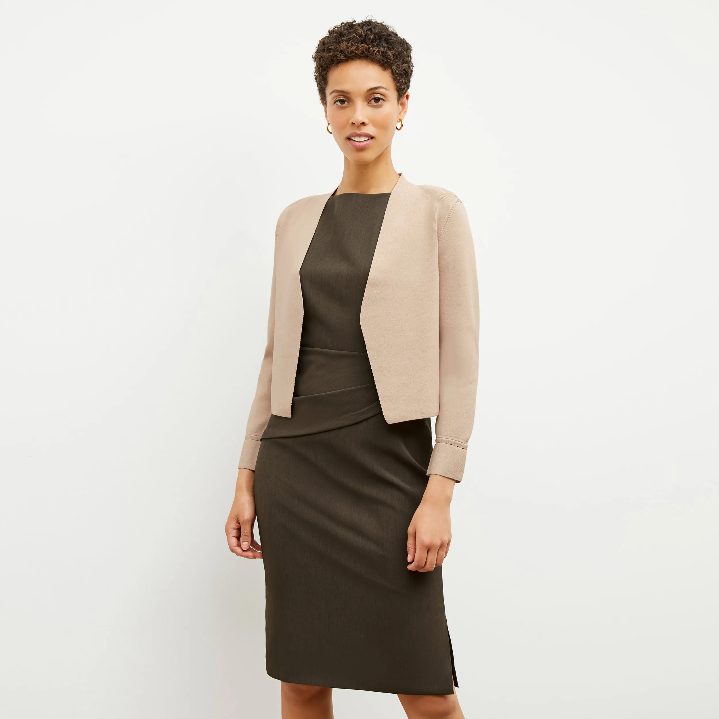 Maisie Dress - Recycled WonderTex :: Kale