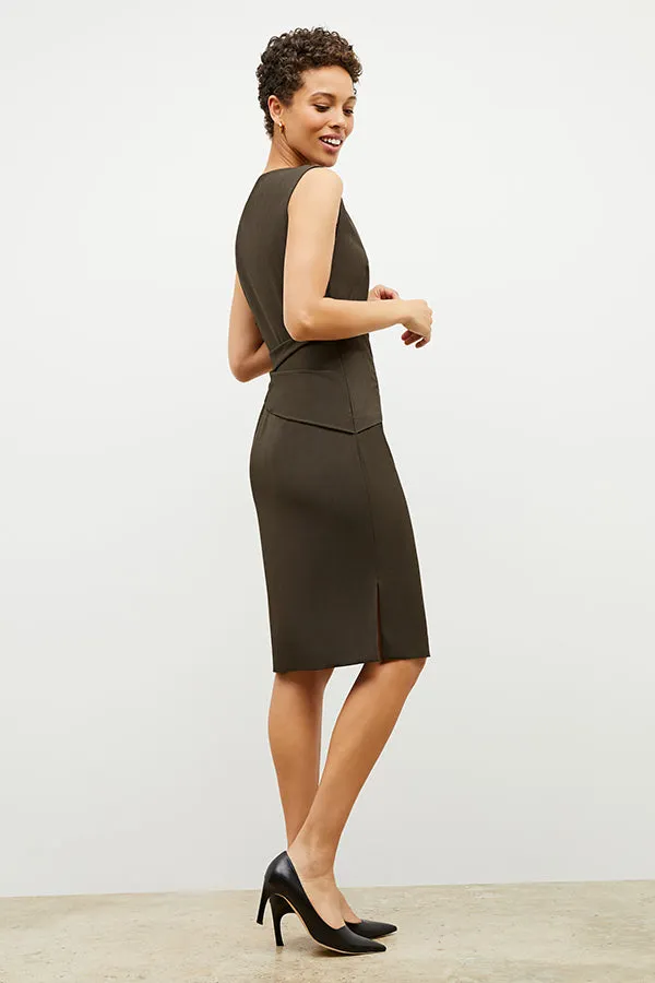 Maisie Dress - Recycled WonderTex :: Kale