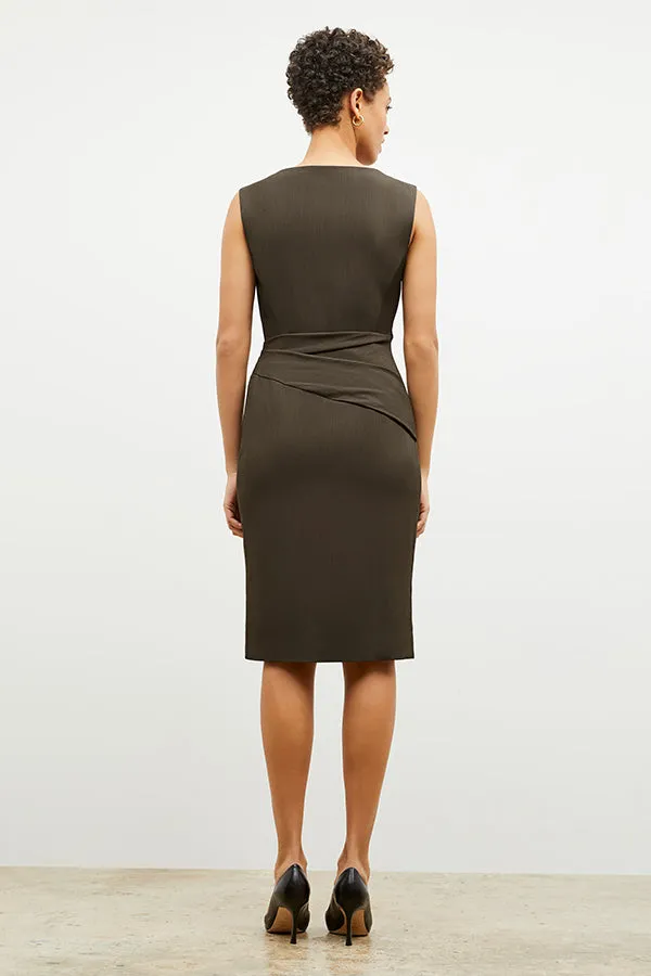 Maisie Dress - Recycled WonderTex :: Kale
