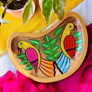 Maitri Moon Handcrafted Mango Wood Platter