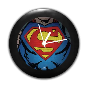 MCSID RAZZ- DC Comics -Superman Revealed Table Clock Gift Set Birthday Gift Official Licensed by Warner Bros, USA