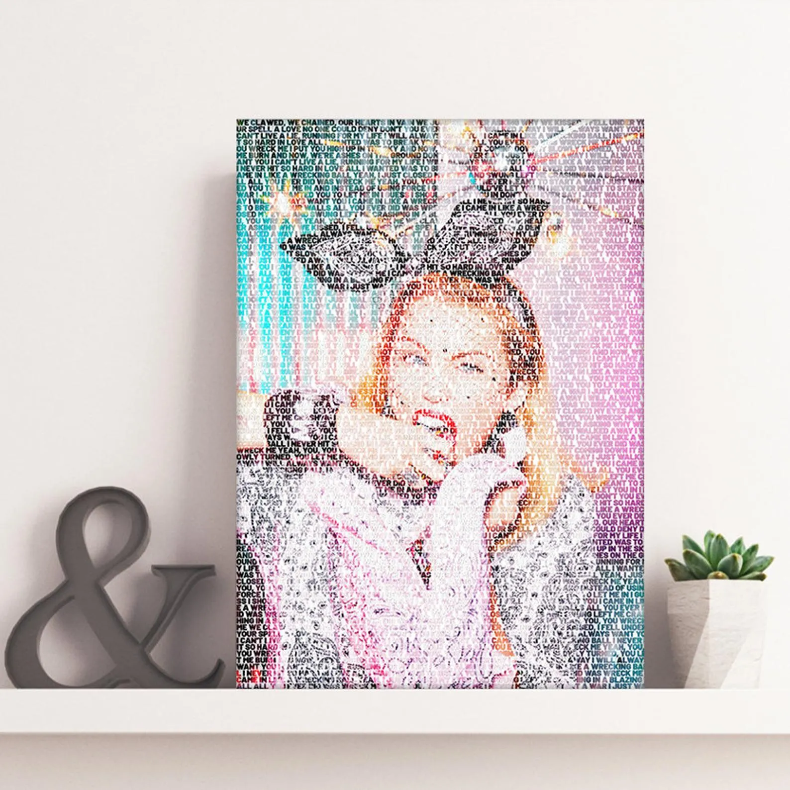 Miley Cyrus Poster, Allen Print, Basketball Player Art, Custom Sport Canvas, Custom Poster, Home Decor, Wall Hangings