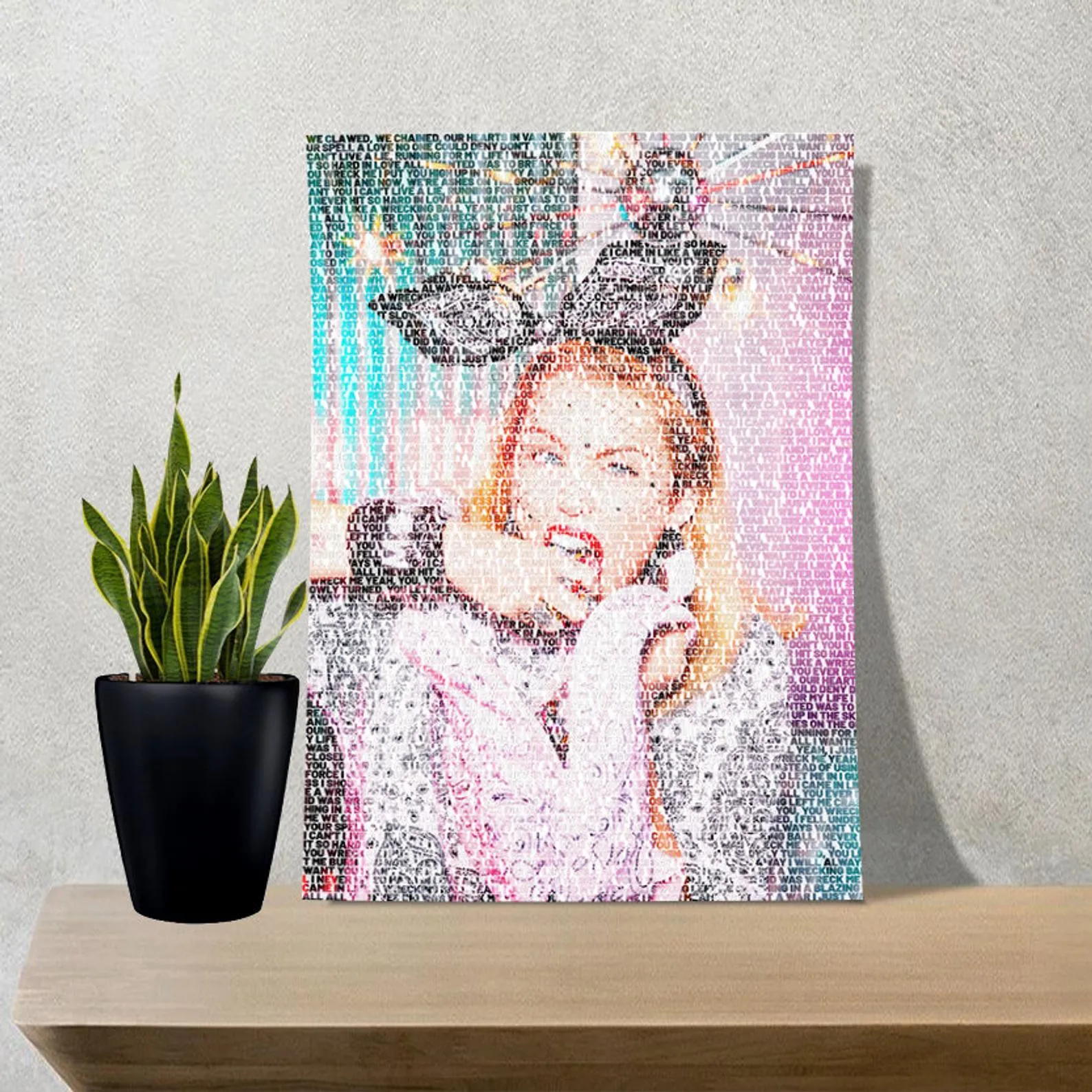 Miley Cyrus Poster, Allen Print, Basketball Player Art, Custom Sport Canvas, Custom Poster, Home Decor, Wall Hangings