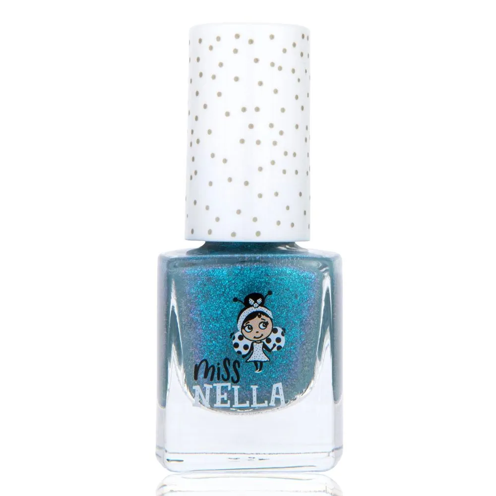 Miss Nella Peel Off Nail Polish- Blue the Candles