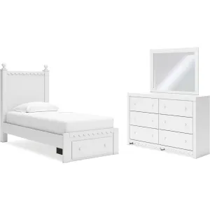 Mollviney 5 Piece Twin Storage Bedroom