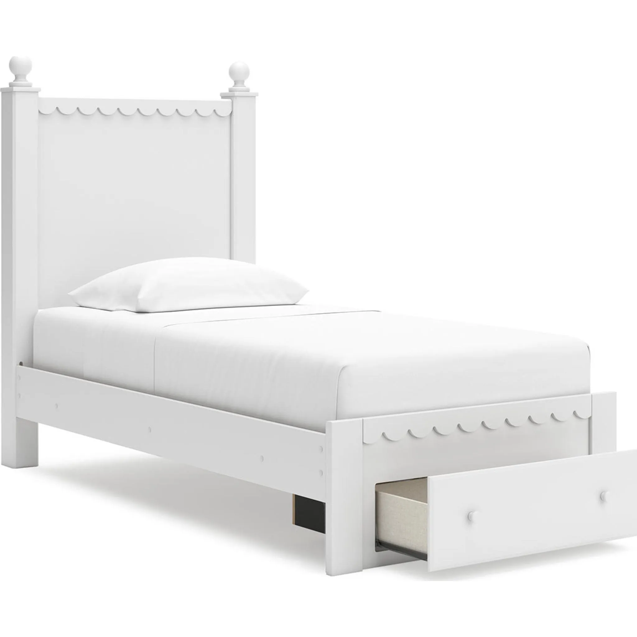 Mollviney 5 Piece Twin Storage Bedroom