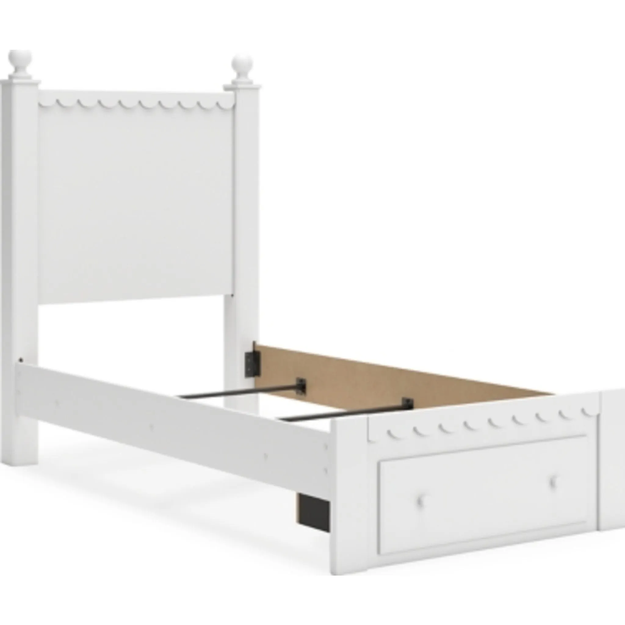 Mollviney 5 Piece Twin Storage Bedroom