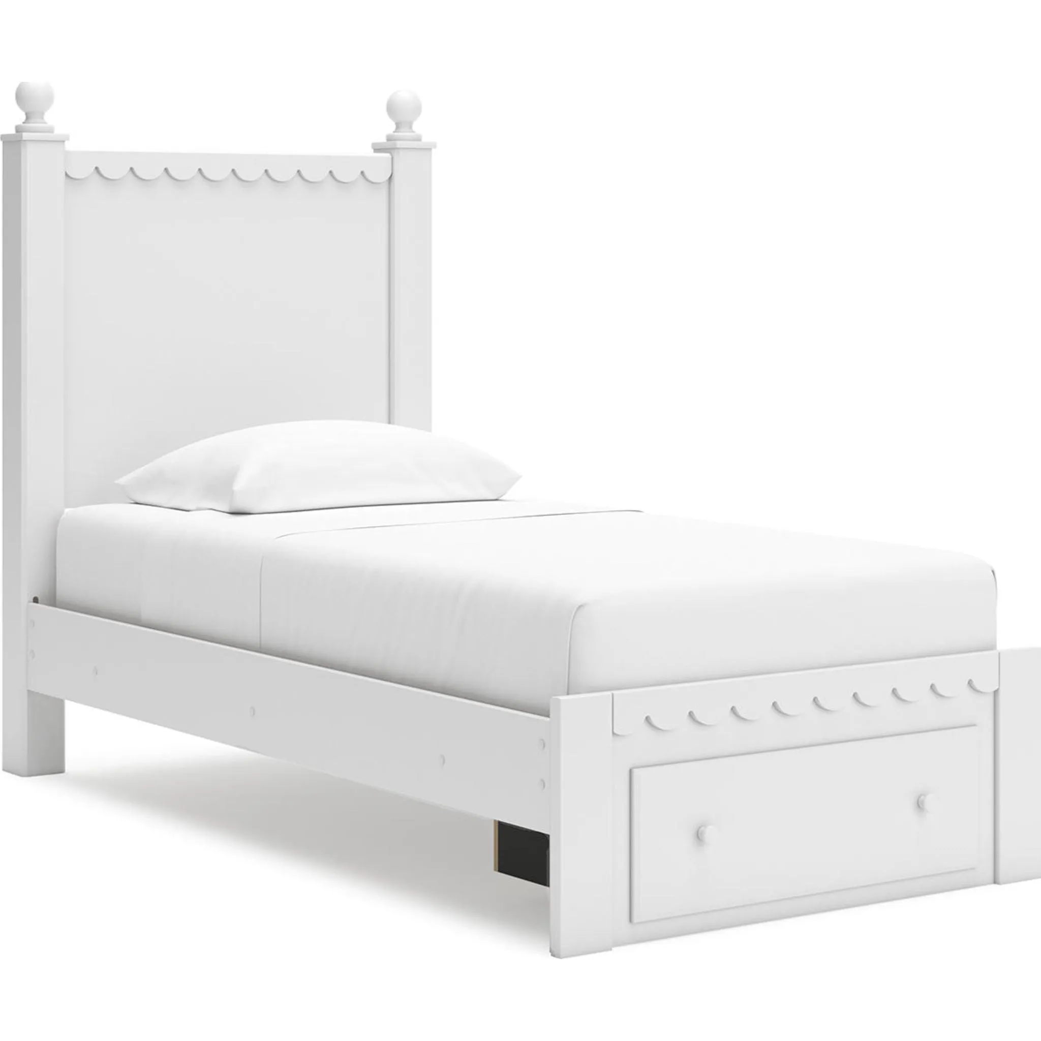 Mollviney 5 Piece Twin Storage Bedroom