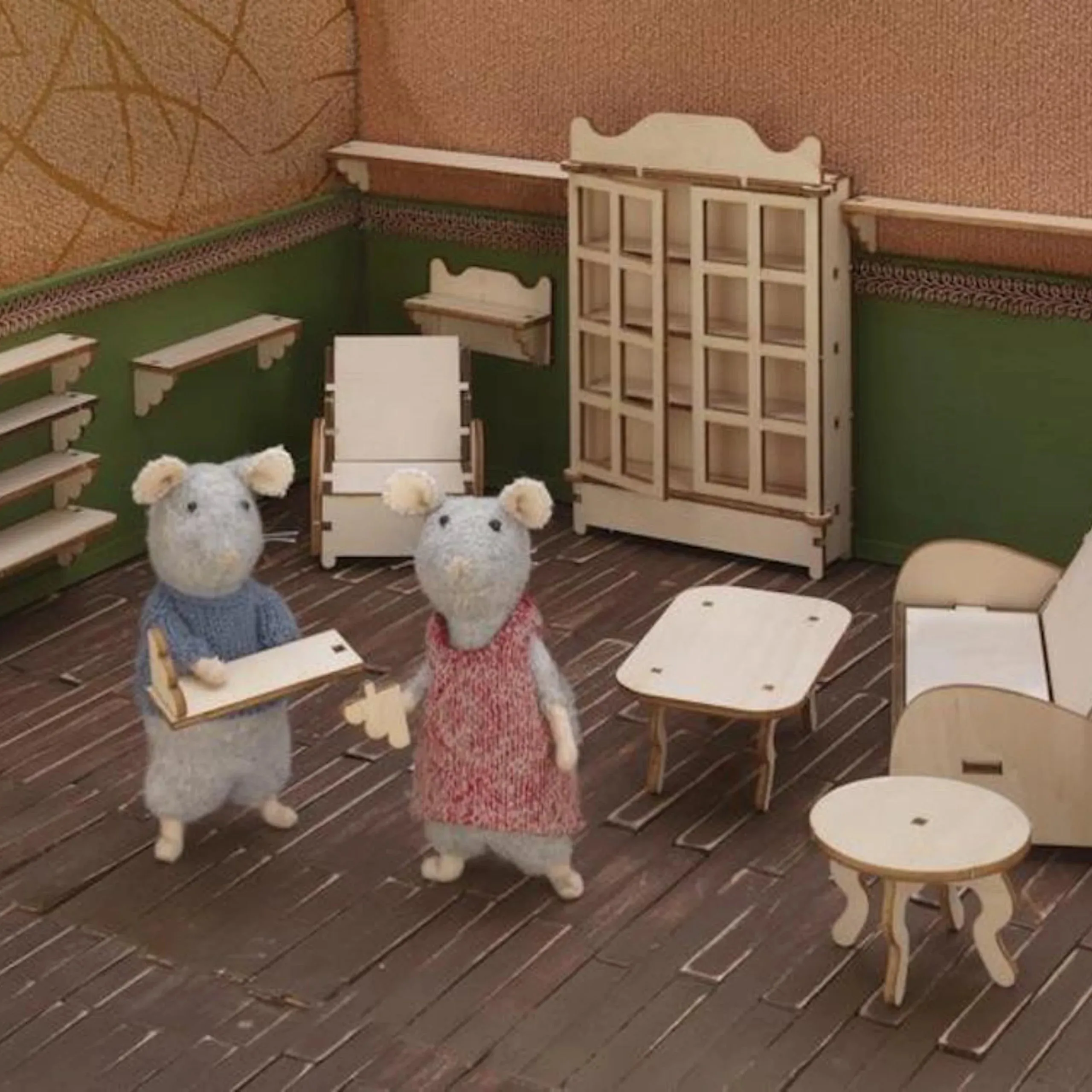 Mouse Mansion Living Room Furniture Kit