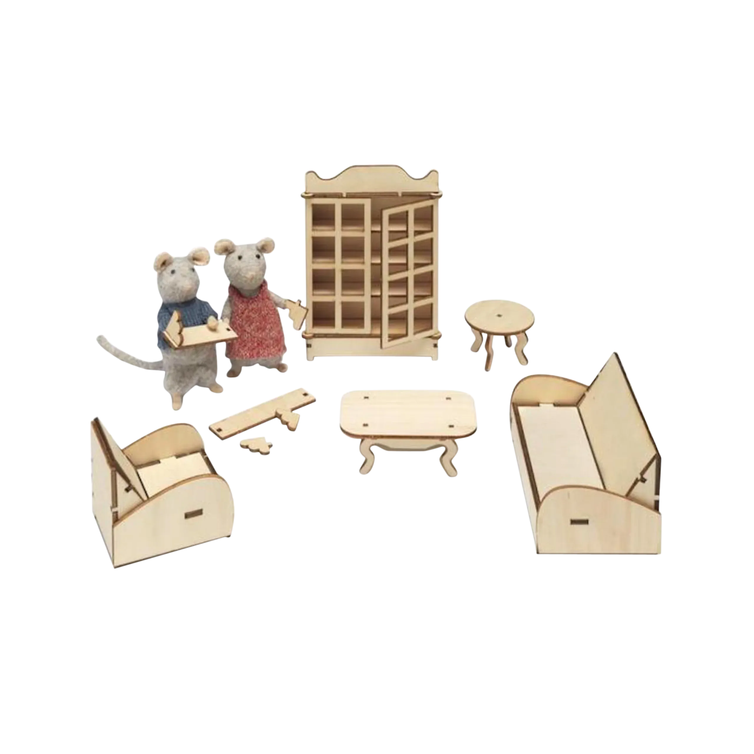 Mouse Mansion Living Room Furniture Kit