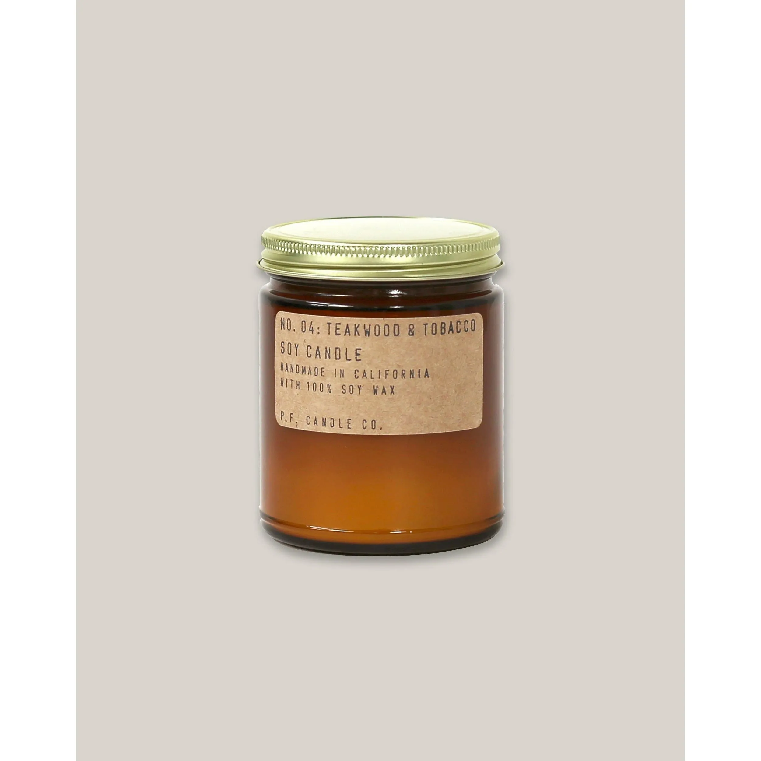 P. F. CANDLE CO. 12.5 oz Candle - Teakwood & Tobacco