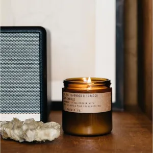 P. F. CANDLE CO. 12.5 oz Candle - Teakwood & Tobacco