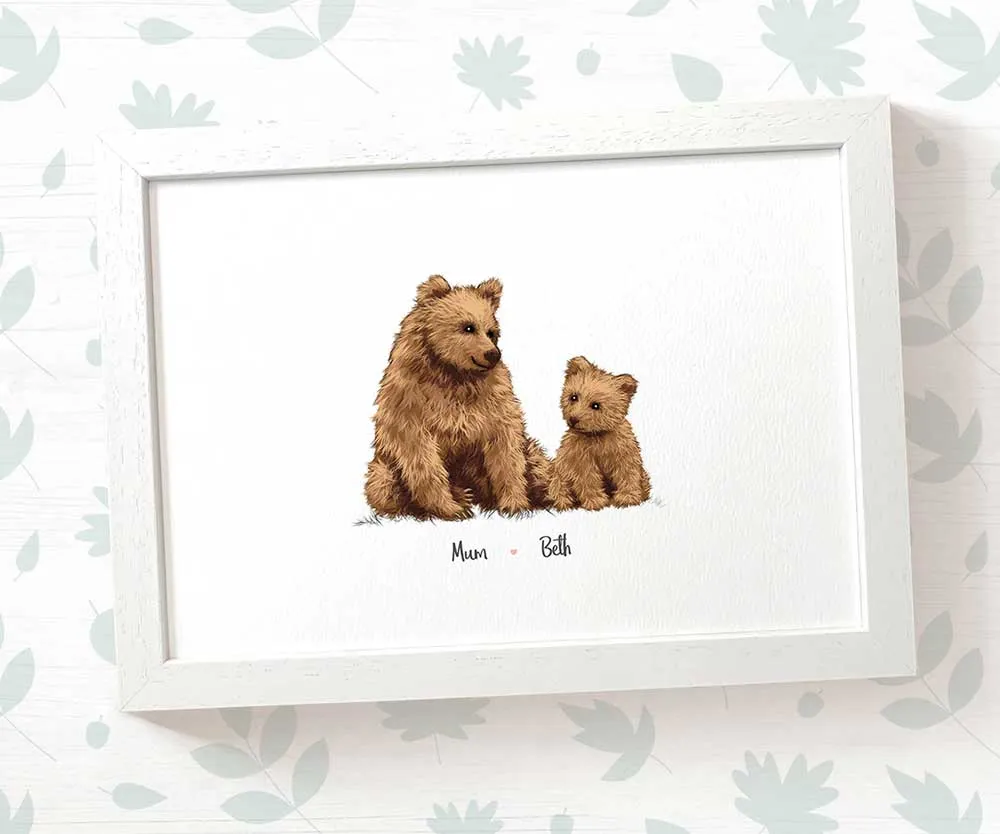 Personalised Bear Family Portrait