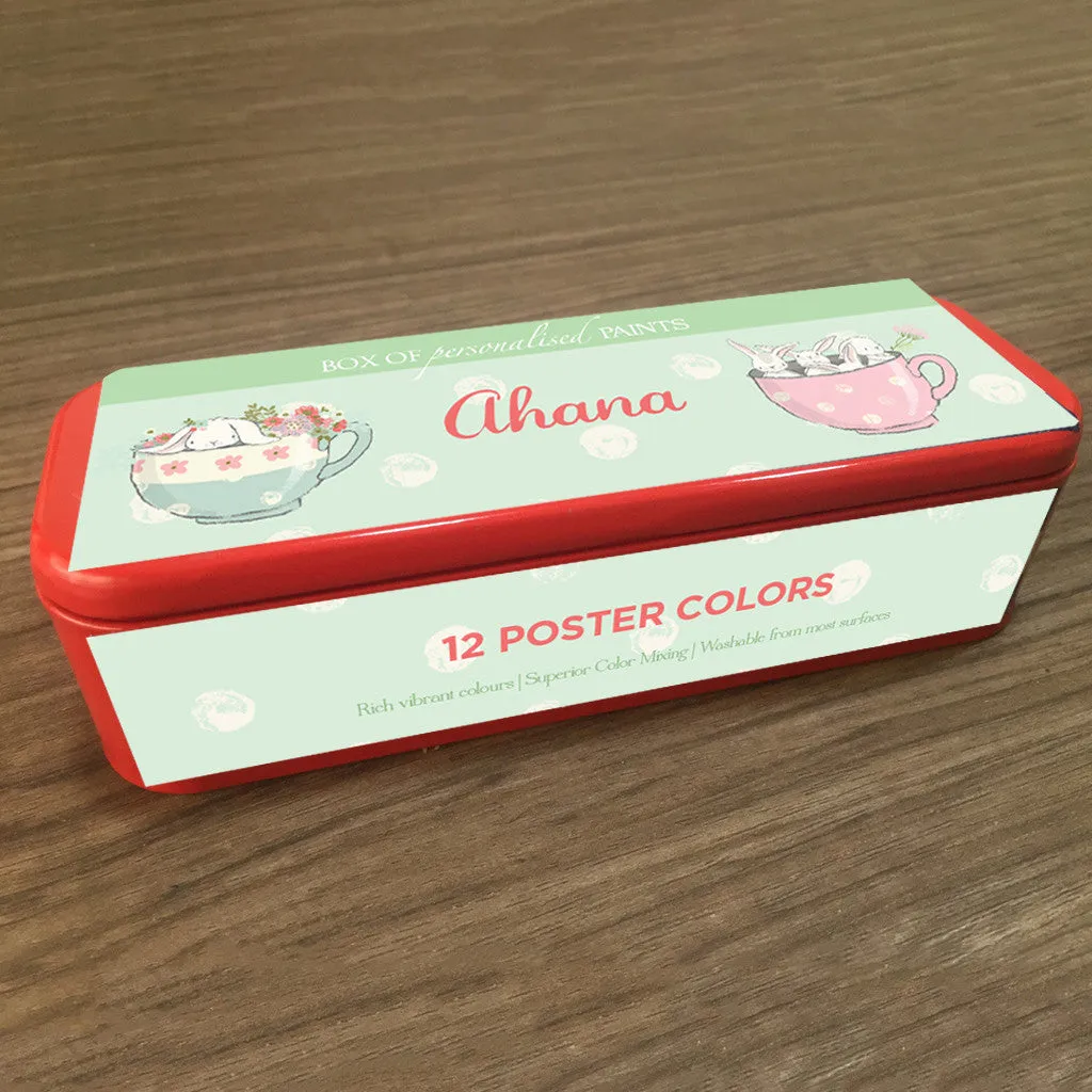 Personalised Paint Box <br> Bunny