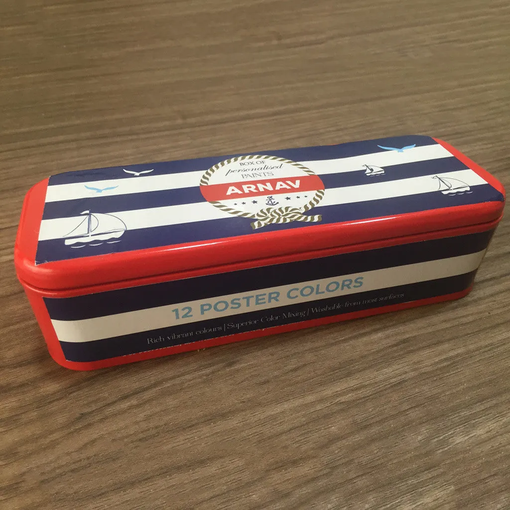 Personalised Paint Box <br> Nautical