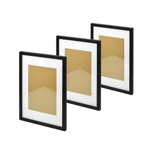 Photo Frames Collage Black A3 Picture Frame Wall Set Home Decor 3PCS
