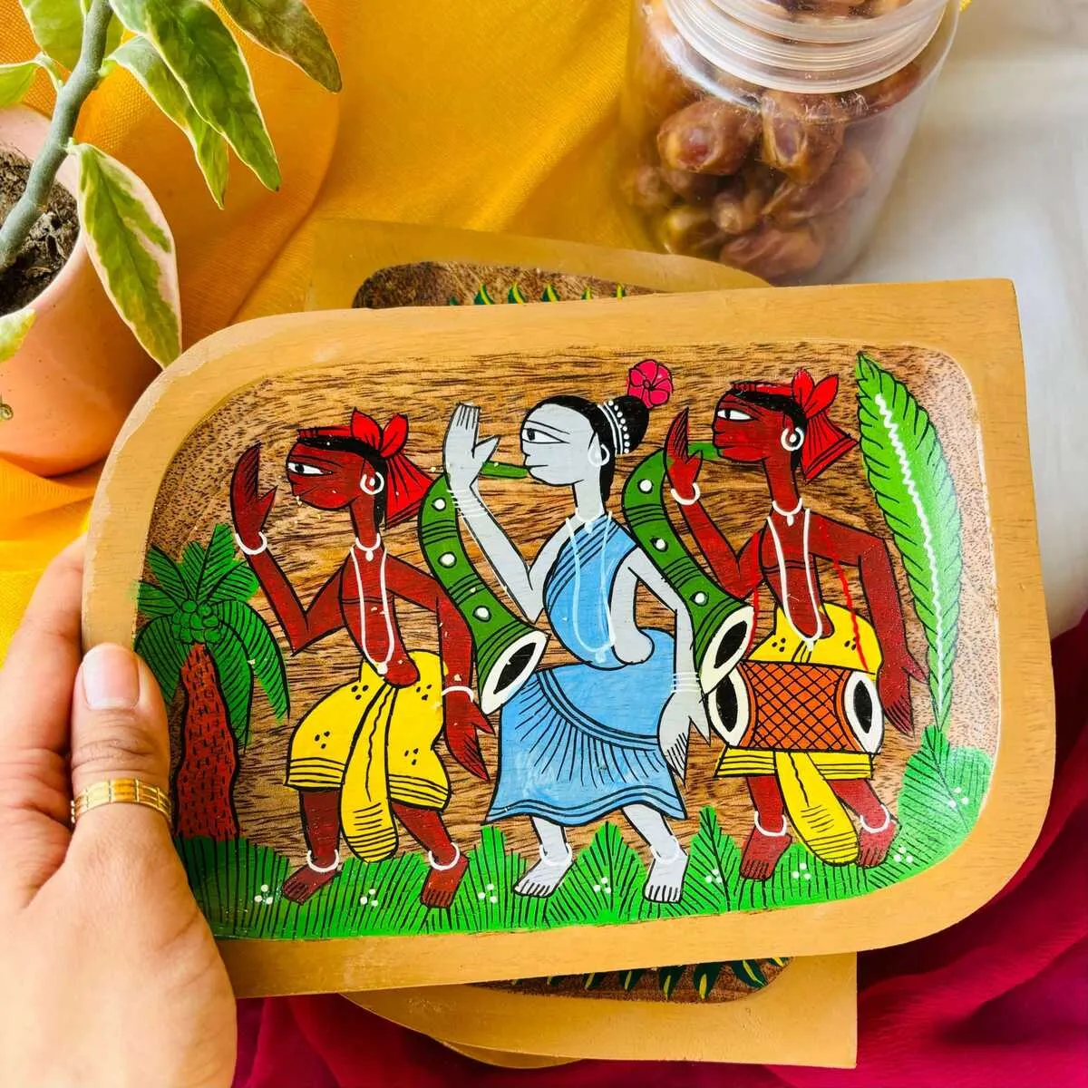 Raag Rectangle Handcrafted Mango Wood Platter