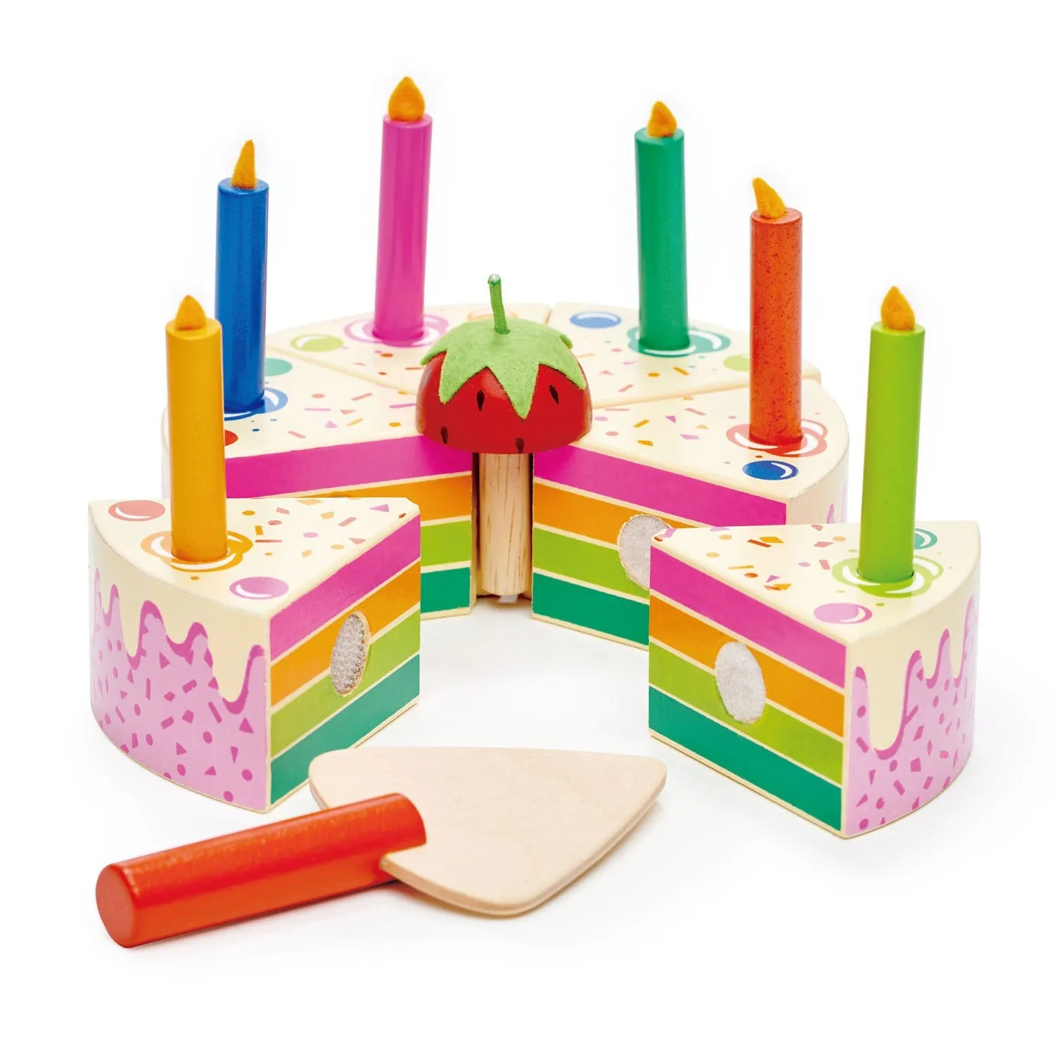 Rainbow Birthday Cake by Tender Leaf Toys
