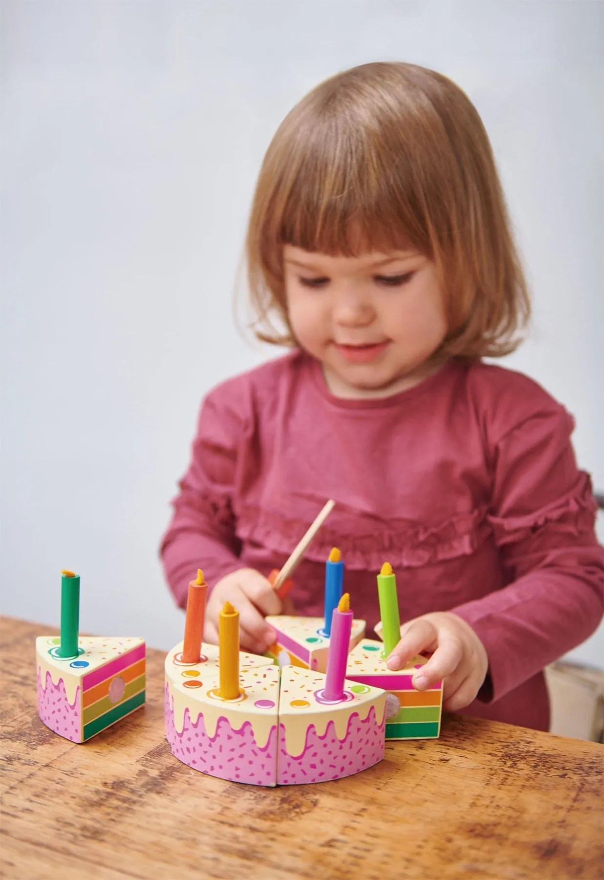 Rainbow Birthday Cake by Tender Leaf Toys
