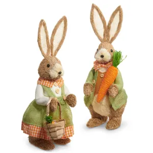 Raz Imports 2024 The Carrot Patch Carrot Patch Bunny, Asst of 2