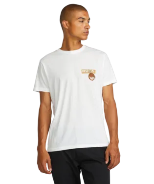 RVCA Mens Antique White Desertscape SS Tshirt