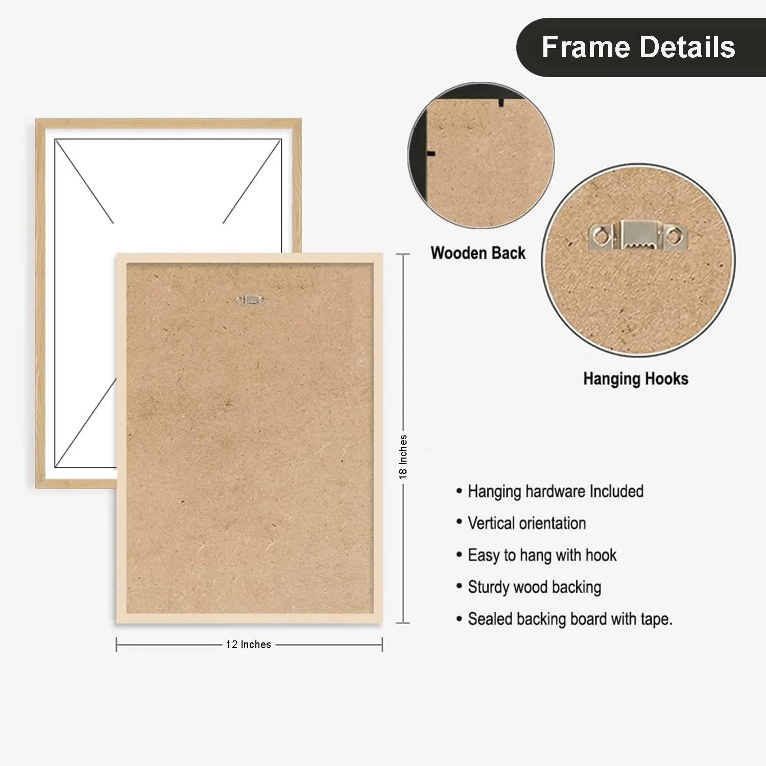 SANVIK CREATIONS Lord Shree Ram Photo Frame Collection - Small and Large Acrylic Frames for Table, Temple Wall, Mandir, Gym, and Outdoor Spaces, Home Decor (12 x 18, Gold-01)