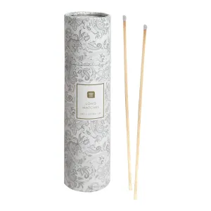 Silver Paisley Tube Of Matches