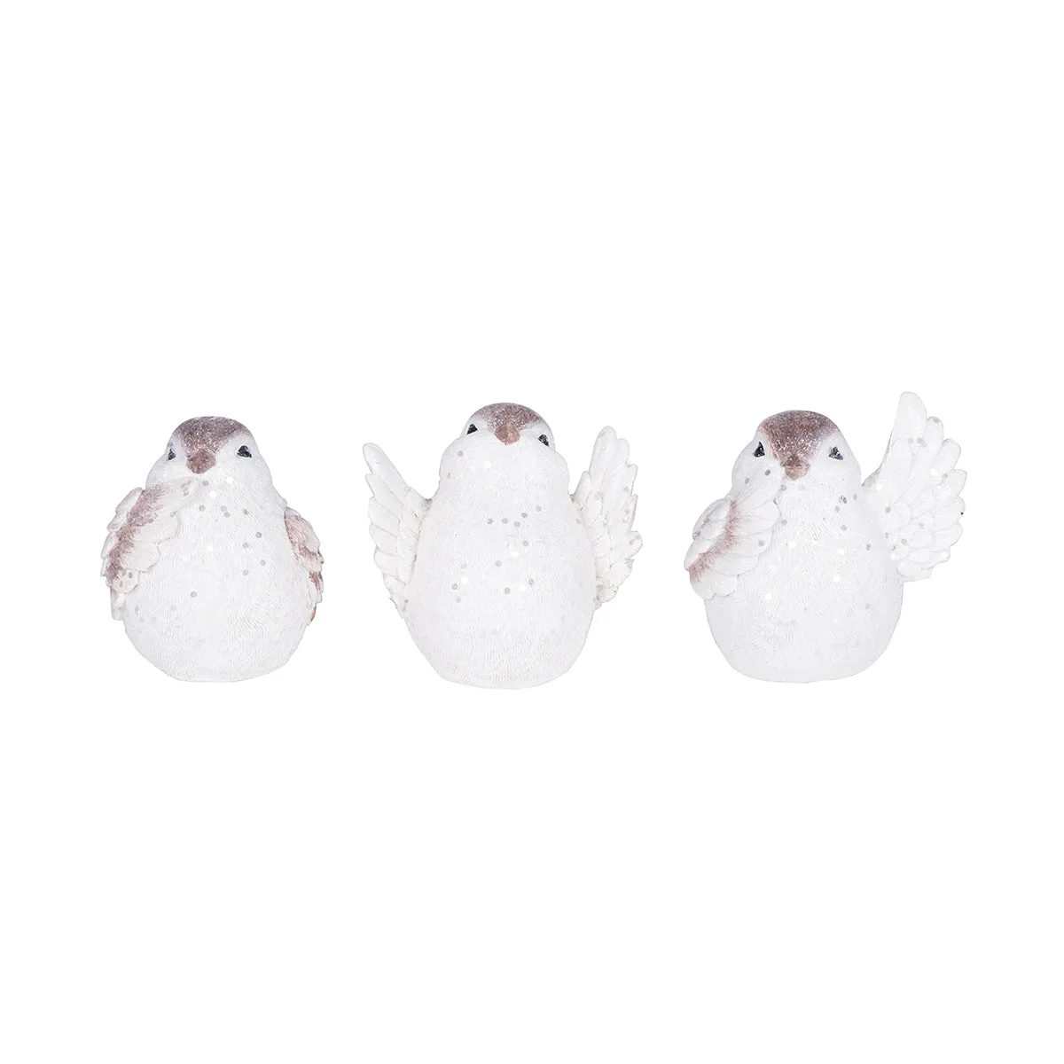Sitting Birds Figurine, Asst. 3