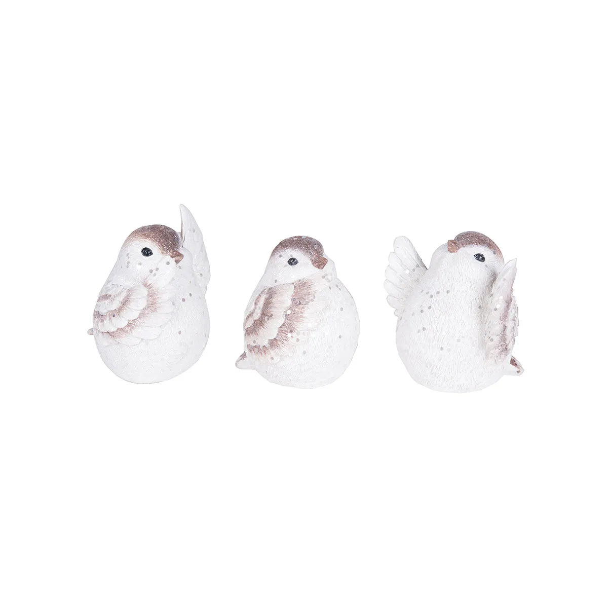 Sitting Birds Figurine, Asst. 3