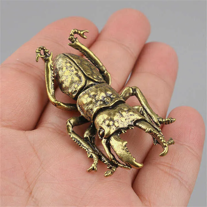 Solid Brass Insect Figurine Small Insect-تمثال حشرة من النحاس