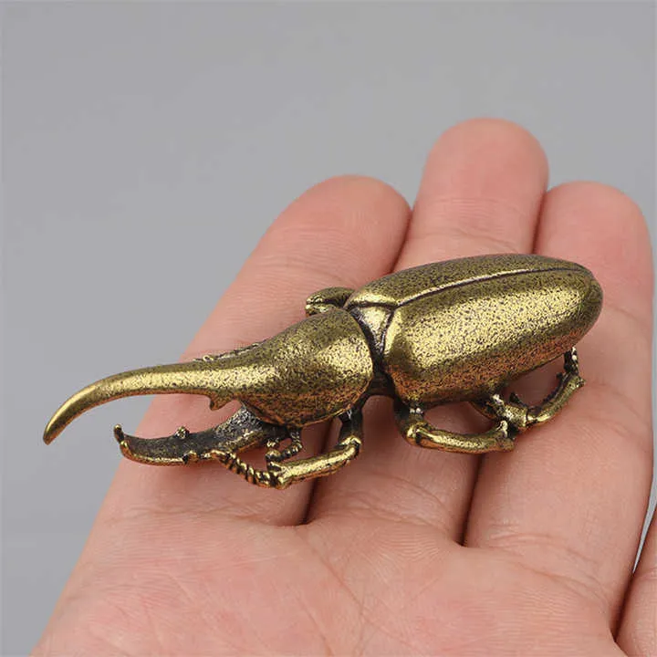 Solid Brass Insect Figurine Small Insect-تمثال حشرة من النحاس