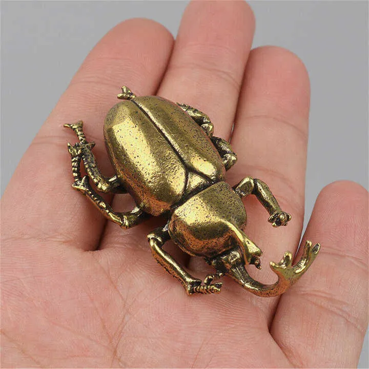 Solid Brass Insect Figurine Small Insect-تمثال حشرة من النحاس