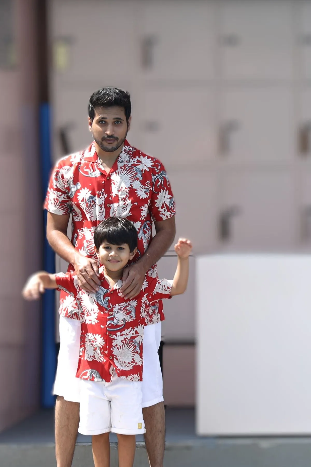 Summer Shirt | Funky Monkey Red