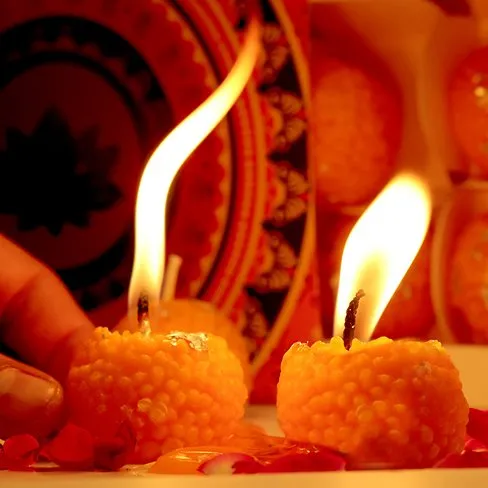 Sweetness of Laddoo Soy Wax Candles (Pack of 4)