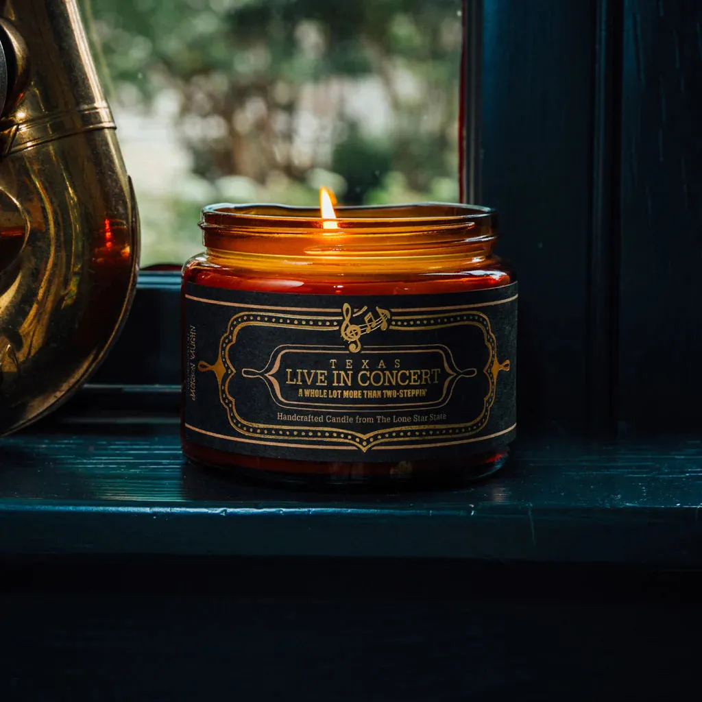 Texas Live In Concert Candle