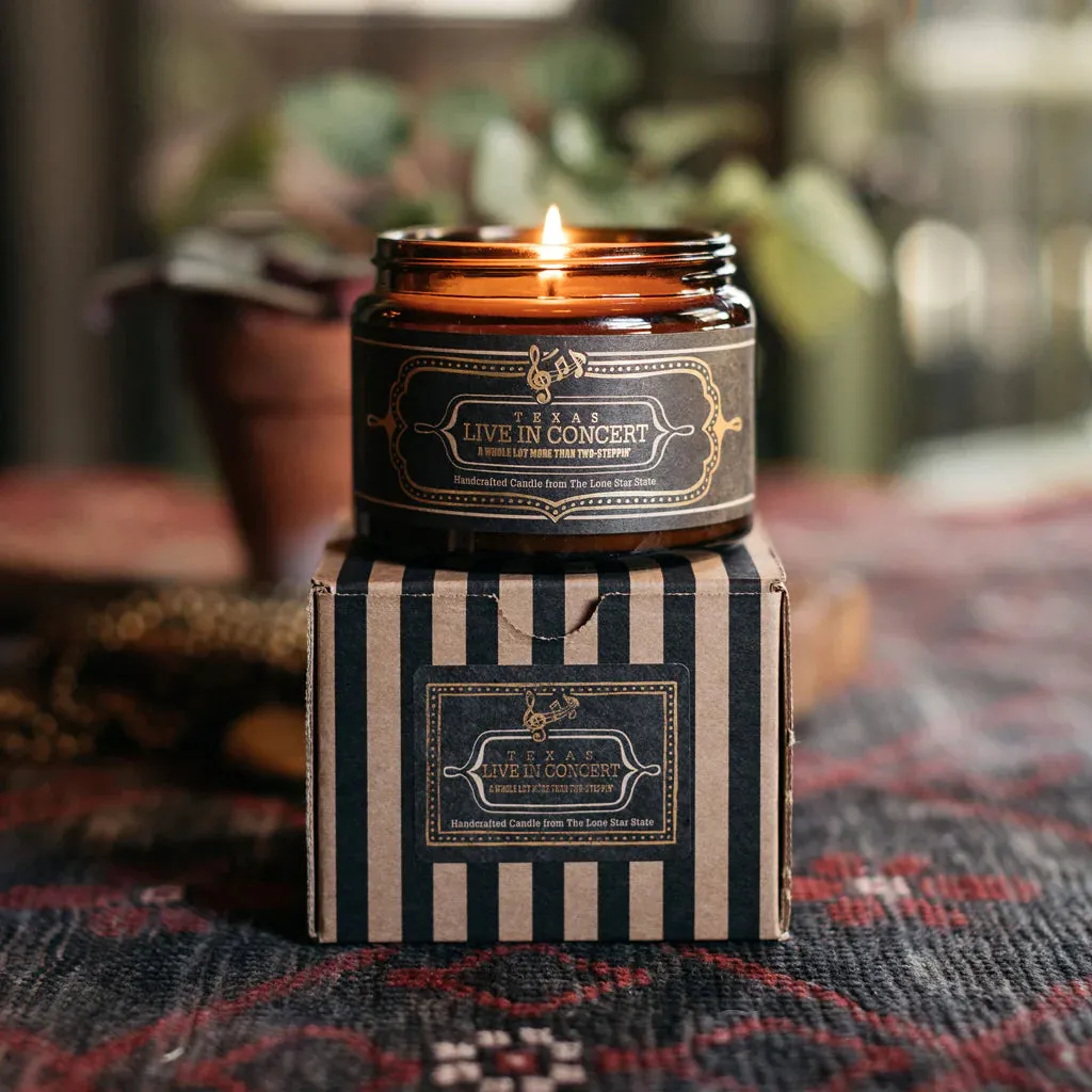 Texas Live In Concert Candle
