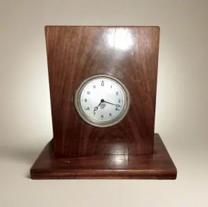 Vintage Wood Mounted Smiths Motor Car Dashboard Clock Vintage Wood Mounted Smiths Motor Car Dashboard Clock