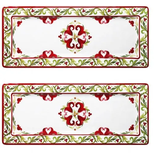 Vischio Rectangle Serving Platter Set 201VIS