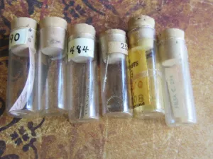 Watch Vials - Glass bottles-  Vintage - y11