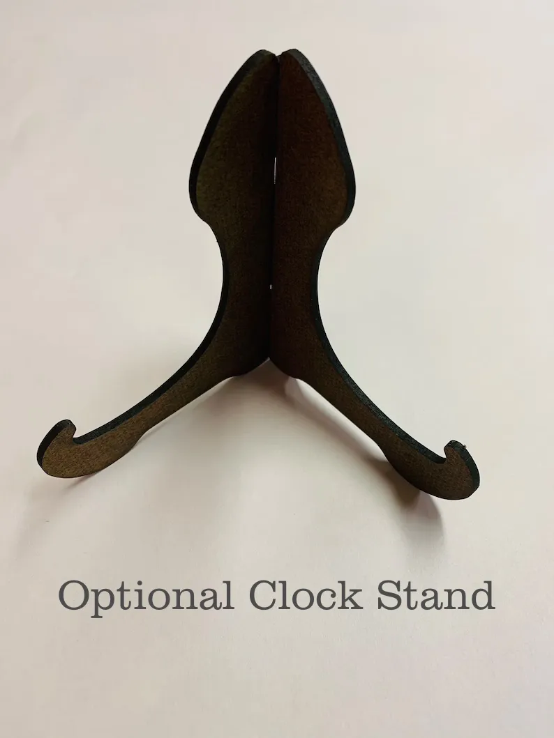 Wooden Bar Clock- Laser Engraved Clock- It's Always Five O Clock Somewhere- Beer Clock