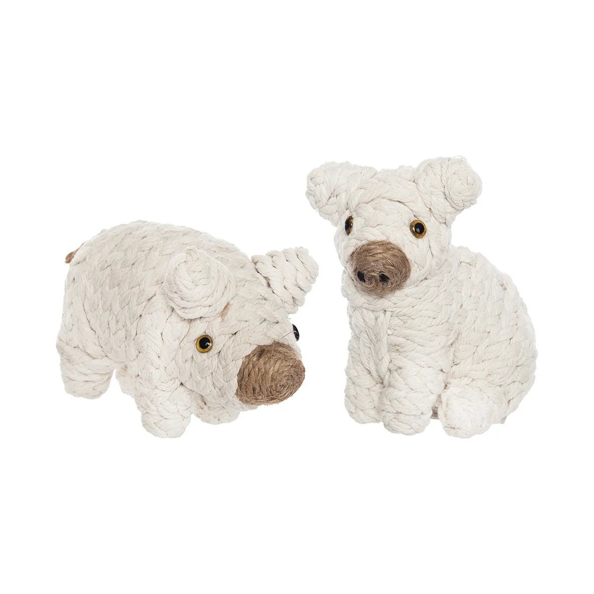 Woven Spring Pigs Figurine, Asst. of 2