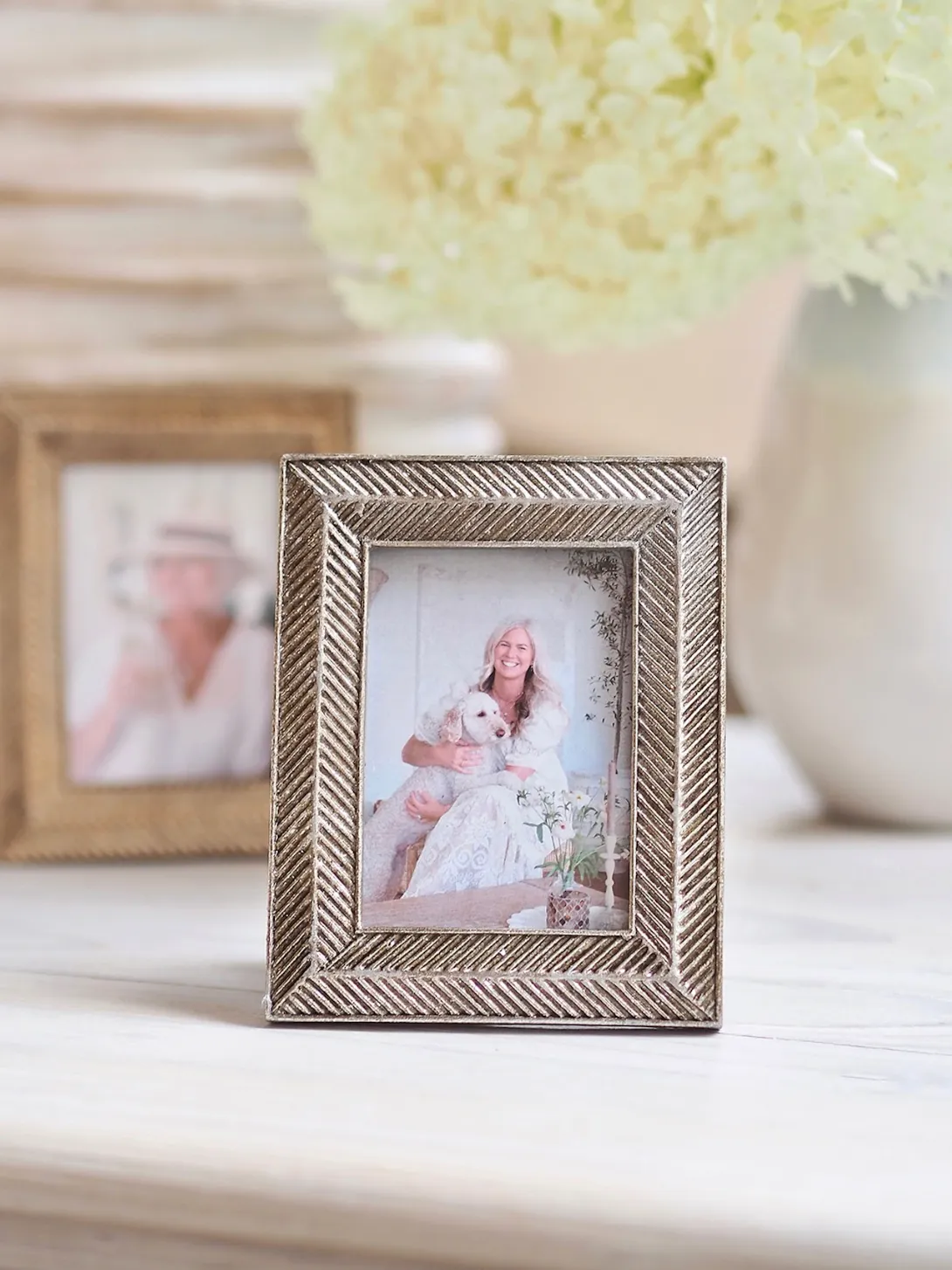 Yvette Silver Frames