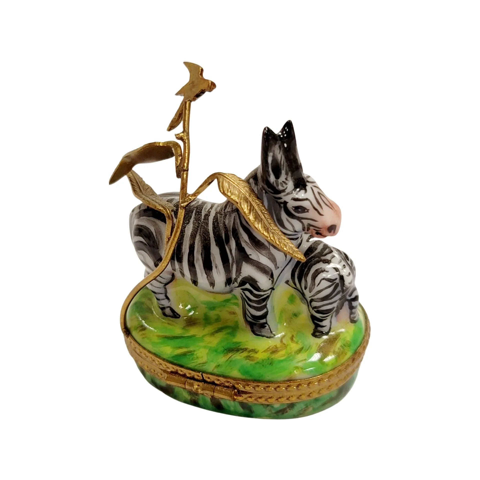 Zebra w baby in Jungle